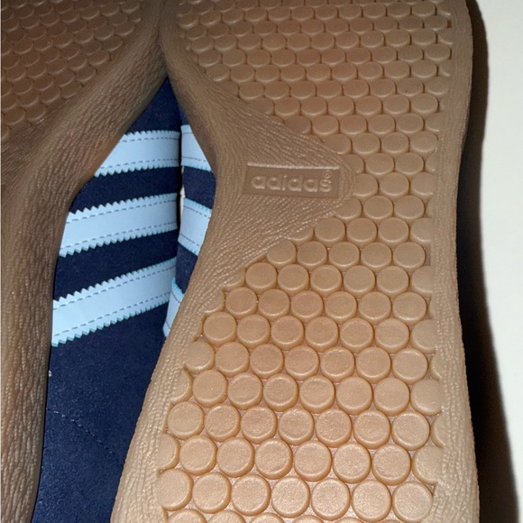 Adidas Men's Dark Blue and Light Blue Sneakers - Picture 6 of 7